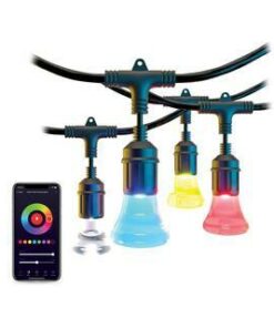 Atomi Smart WiFi Color String Lights 24ft Waterproof LED Alexa Google Compatible