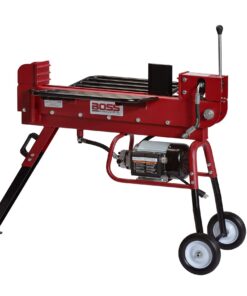 Boss Industrial 10-Ton Electric Log Splitter ED10T20, Dual-Action Wedge, 2.5 HP Motor