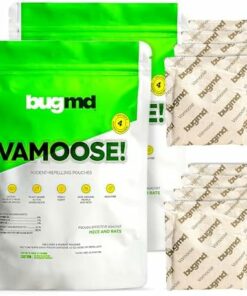 BugMD Vamoose Plant-Powered Rodent Repellent Pouches, Citronella Scent, 8-Pack