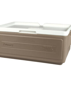 Coleman Party Stacker Cooler, 23-Quart, 24-Can Capacity, Interlocking Lid, Gray