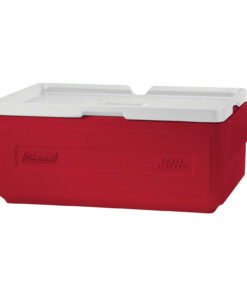 Coleman Party Stacker Cooler - Red, Fits 24 Cans, Made in USA