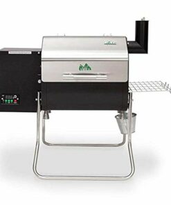 Green Mountain Grills Davy Crockett Portable Wi-Fi Wood Pellet Grill with Meat Probe, Green