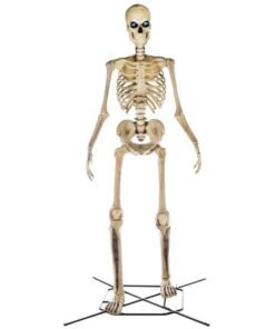 Home Accents 12 ft Giant Skeleton with LifeEyes - Halloween Decoration