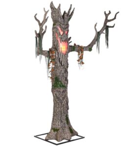 Home Accents 9 ft Giant LED Maple Tree with Color-Changing Lights for Halloween Decor