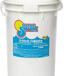 In The Swim 3" Chlorine Tablets 50 lbs - Slow-Dissolving Pool Sanitizer