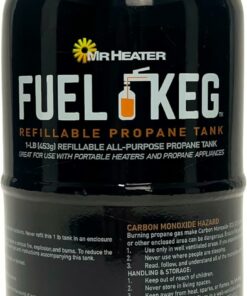 Mr. Heater Refillable 1 lb Propane Tank, DOT Certified, Portable, Eco-Friendly