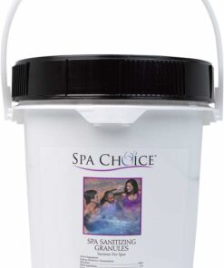 SpaChoice Chlorine Granules for Hot Tubs & Spas, 5 lbs - Fast Dissolving, Algae Control, Bacteria Killing