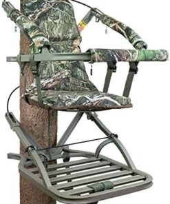 Summit Viper SD Climbing Treestand - Lightweight Aluminum, Foam-Padded Seat, 300 lbs Capacity, Safety Harness Included