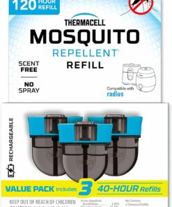 Thermacell Mosquito Repellent Cartridge, DEET-Free, 20ft Protection, Compatible with E-Series & Radius