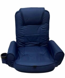 WEST MARINE Go-Anywhere High-Back Portable Seat with Armrests, UV-Resistant, Water-Repellent Fabric